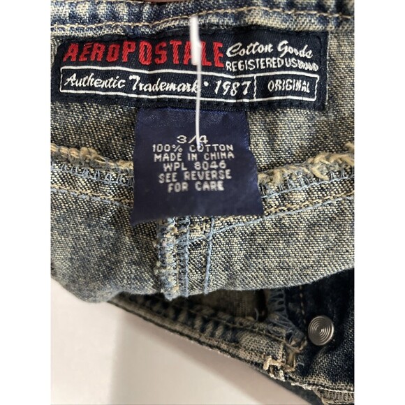 Vtg Denim Maxi Skirt Grunge Wash Long Straight Jean Skirt Women’s 3/4 Slits Y2K - Picture 7 of 7